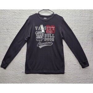 Canyon River Blues Varsity Bull Dogs Long Sleeve Thermal Shirt Size Large 14-16